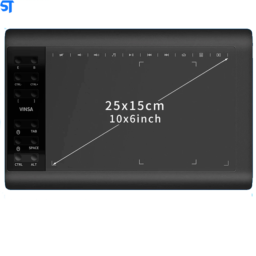 Mesa Digitalizadora 10 * 6 Polegadas Gráfico Interativo Com Conexão Para Celular  OUTMIX